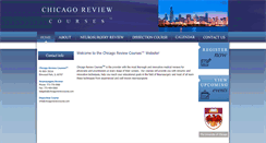 Desktop Screenshot of chicagoreviewcourse.com